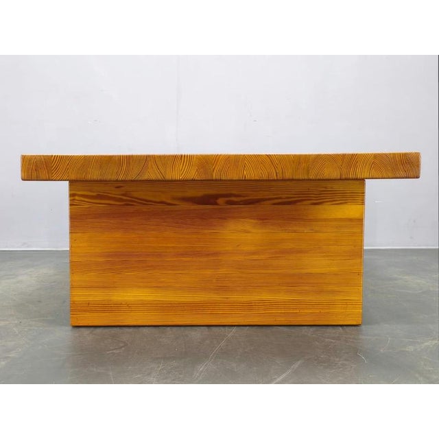 Vintage Scandinavian Pine Coffee Table, 1960s For Sale - Image 10 of 13