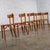 Mid to Late 20th Century Bauhaus Beech Bentwood Dining Chairs W/Cane Seats by Thonet Set of 5 For Sale - Image 13 of 18