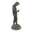 Metal Italian Grand Tour Classical Verdigris Bronze Sculpture of Narcissus For Sale - Image 7 of 9