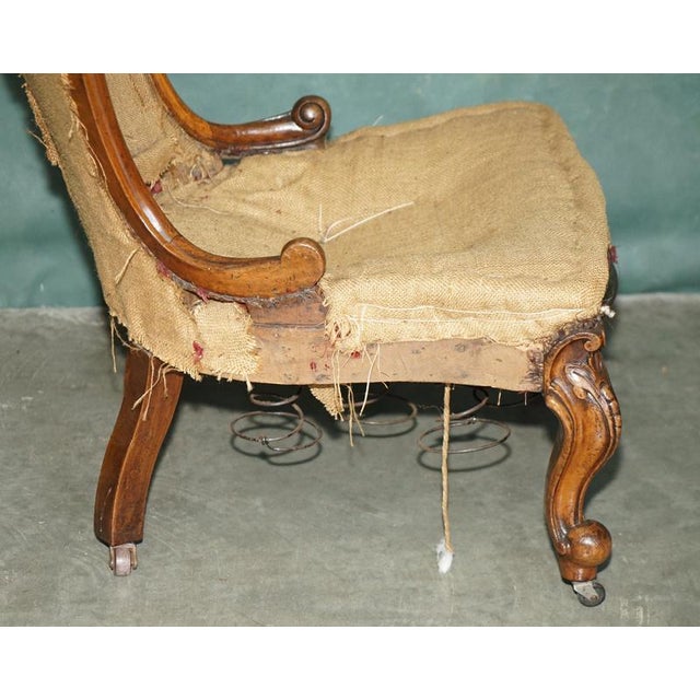 Antique Victorian Medallion Back Chair For Sale - Image 10 of 17