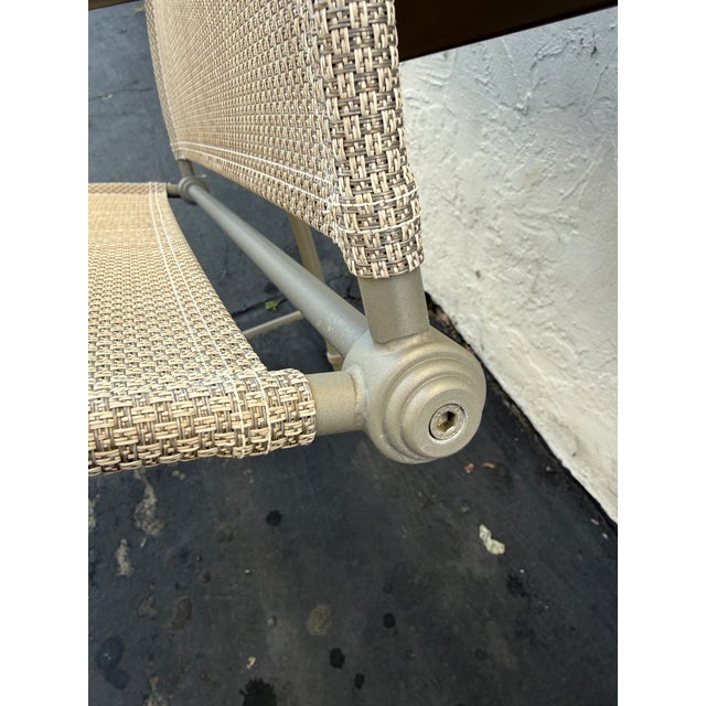 Giati Designs Aprio Collection Outdoor Arm Chairs, Set of Four For Sale - Image 12 of 12