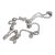 Late 20th Century Tiffany & Co. Sterling Silver 'Barrel Bead' Station Necklace 16" Retired For Sale