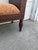 Vintage Boho Woven Rattan Wicker Scroll Arm Upholstered Bench For Sale - Image 11 of 12