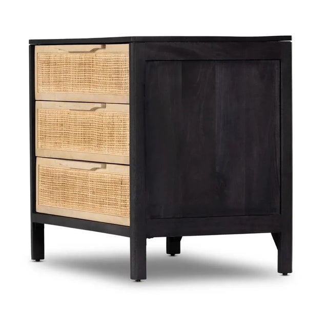 Four Hands Sydney Large Nightstand, Black Wash For Sale In Austin - Image 6 of 13