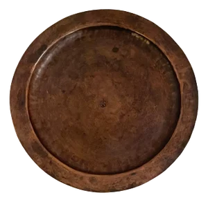 Roycroft Arts & Crafts Copper Round Salver/Tray, Roycroft Inn at East Aurora NY