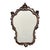 Mid-Century Modern Italian Hand-Carved Walnut and Giltwood Wall Mirror, 1950s For Sale - Image 14 of 14