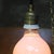 French Art Deco Alabaster Pendant with Brass Mount, 1920s For Sale - Image 4 of 11