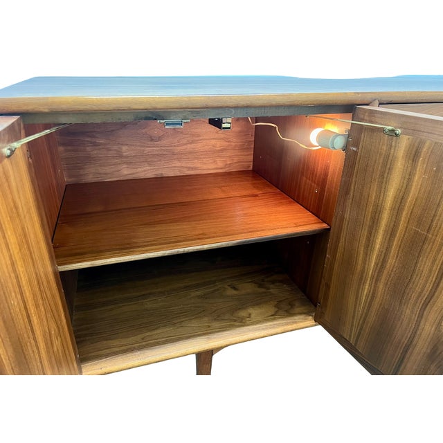 1950s Mid Century Modern Kipp Stewart for Drexel Declaration Walnut Credenza Buffet For Sale - Image 13 of 18