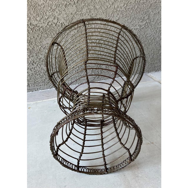 Late 20th-Century Fil De Fer Victorian-Style Wirework Urn-Shaped Planter For Sale - Image 11 of 18