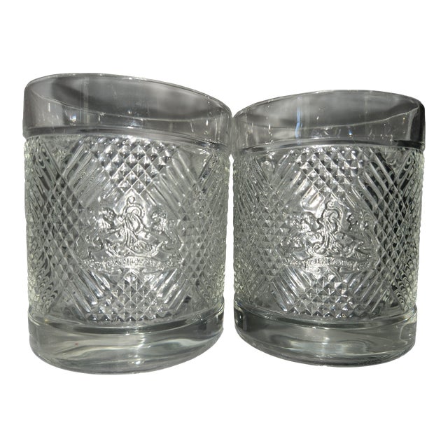 Vintage Ralph Lauren Lion Crest Safari Argyle Double Old Fashioned