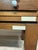 Brown Vintage Worden 30-Drawer Library Card Catalog Cabinet on Stand Oak Dewey Decimal Storage For Sale - Image 8 of 9