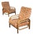 Vintage Art Deco Style Chairs, 1960, Set of 2 For Sale