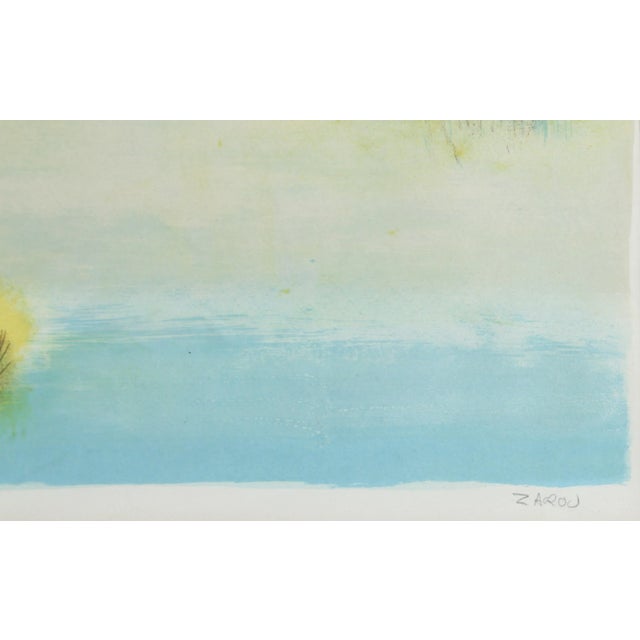 Bulls on the Water, Victor Zarou Lithograph, Signed and Numbered in Pencil For Sale - Image 4 of 6