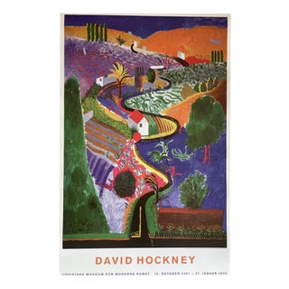 David Hockney, Nichols Canyon, 1980, Paper For Sale