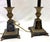 Metal Vintage French Tole and Brass Candlestick Lamps With Pineapple Motif- A Pair For Sale - Image 7 of 18
