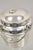 Mid 20th Century Vintage Fisher K308 Modern Silver Plated Lidded Ice Bucket With Glass Liner For Sale - Image 5 of 10