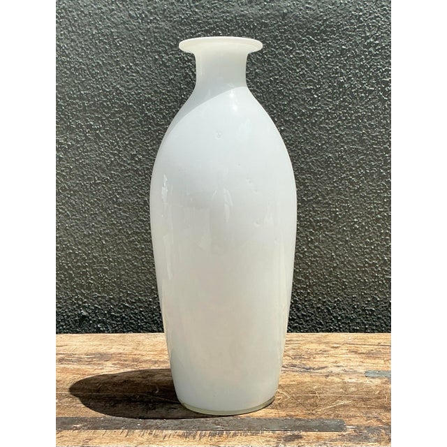 Vintage Milk Glass Bottle For Sale - Image 12 of 12