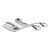 Georg Jensen Pea Pod Serving Set Sterling Silver - a Set of 2 For Sale