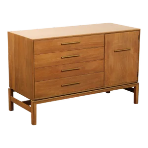 Johnson Furniture Mid Century Modern Walnut Sideboard