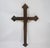 Brown Large Antique Wooden Crucifix For Sale - Image 8 of 10