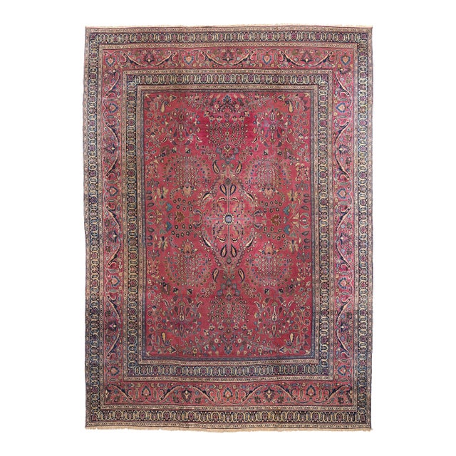 Late 19th Century Persian Khorassan Rug - 11'03 X 16'00 For Sale