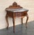 1920s French Pair of Nightstand Tables With Crest & Carved Drawer and Cabriole Legs For Sale - Image 5 of 10