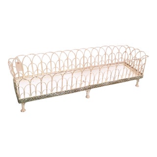 19th Century English White Planter Box For Sale