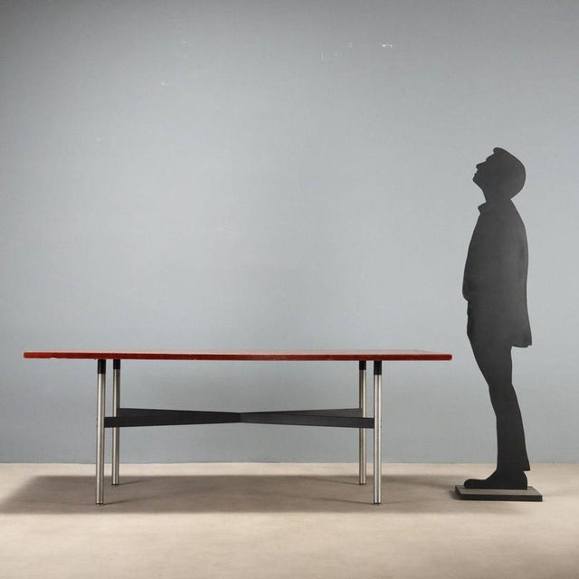 Dining table / desk designed by Douglas Kelly, Ross Littell, and William Katavolos and manufactured by ICF De Padova in...