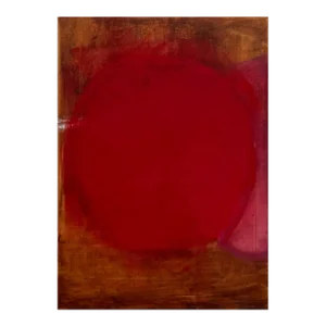 Contemporary Abstract Earth and Oil on Canvas Painting "The Bridge No3" by Paul Landauer