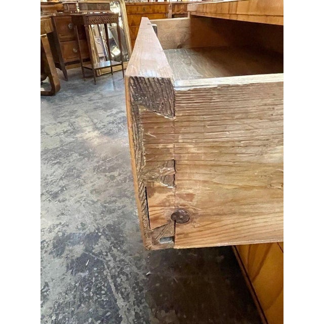Tan Period German Biedermeier Blond Walnut and Ebony Commode For Sale - Image 8 of 8