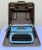 Sky Blue Vintage Smith Corona Galaxie 12 Typewriter For Sale - Image 8 of 12