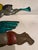 Vintage Painted Tin Trumpeting Angels in Mexican Folk Art Style — Pair For Sale - Image 4 of 10