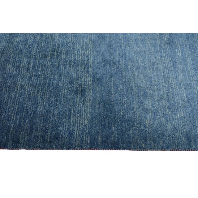 Textile Hand-Knotted Gabbeh Loribaft Rug For Sale - Image 7 of 10