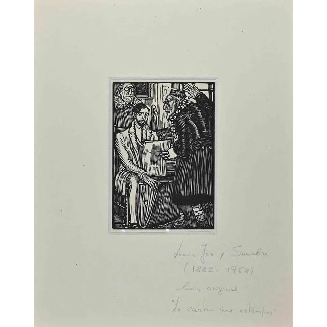Les Femmes de ce Temps is an original woodcut realized by Louis Jou in the 1920s . Good conditions. Louis Jou (Gracia,...