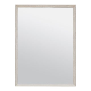Made Goods Faux Shagreen Mirror in Ivory For Sale