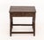 Baroque Style Oak Work Table, with single frieze drawer above turned wood legs conjoined by box stretcher. 27.25" H x 28"...