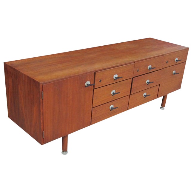 Jens Risom Credenza With Y Shaped Drawer Pulls Chairish