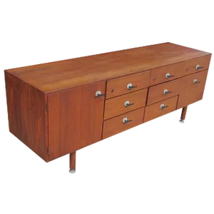 Jens Risom Credenza With Y-Shaped Drawer Pulls