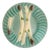 Antique French Majolica Asparagus Plate by Keller & Guérin (Luneville), C. 1890 For Sale