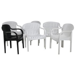French Armchairs by Pierre Paulin for Allibert, 1980, Set of 6 For Sale
