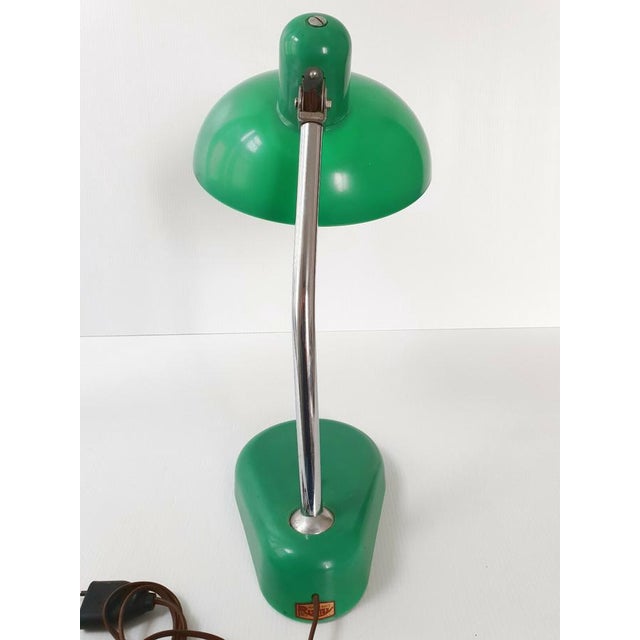 Vintage Plastic and Stee Table Lamp from Resistex, Nice, Francel, 1950s For Sale - Image 9 of 11