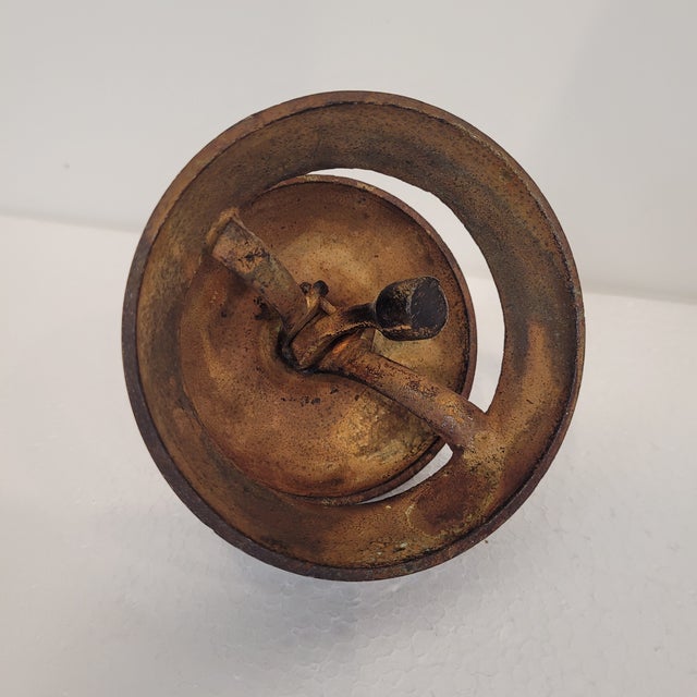 Art Nouveau Hotel Bell in Metal For Sale - Image 9 of 10