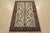 Farmhouse Fine Sarouk Rug 4′ X 6’1” Ivory Wool Traditional Hand-Knotted Oriental Carpet For Sale - Image 3 of 12