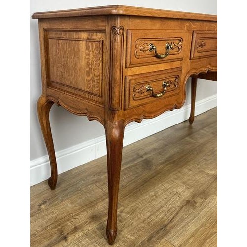 Vintage French Louis XIV Sideboard in Oak For Sale - Image 10 of 16