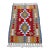1980s Southwestern Blue Handmade Kilim For Sale