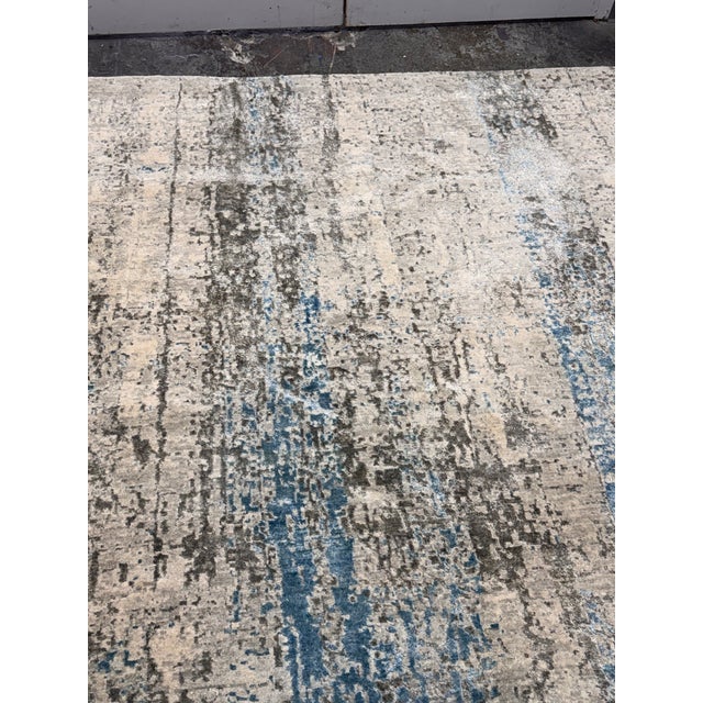 9ft 4in × 11ft 8in Starck Carpet Custom Area Rug For Sale - Image 4 of 12