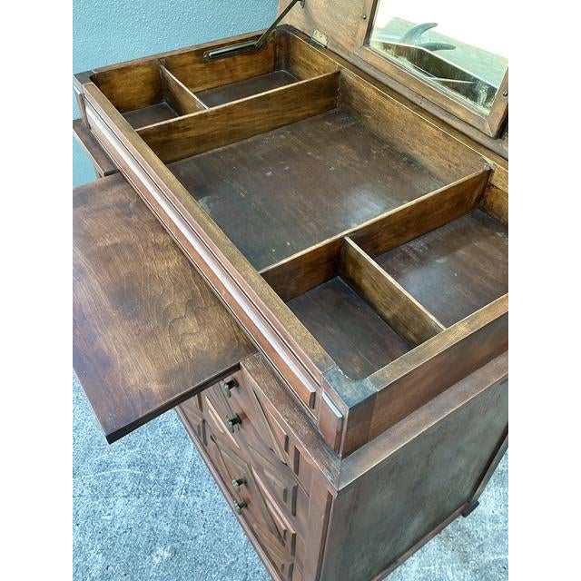 Brown Vintage Everglades Club Millwork Dry Bar For Sale - Image 8 of 11