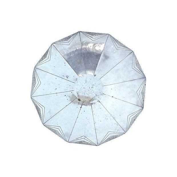 Art Deco Art Deco Silverplate & Wood Cake Plate For Sale - Image 3 of 5