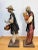 Pair of Vintage Mexican Folk Art Figures – Handcrafted Papier-Mâché & Textile Farmers For Sale - Image 4 of 12