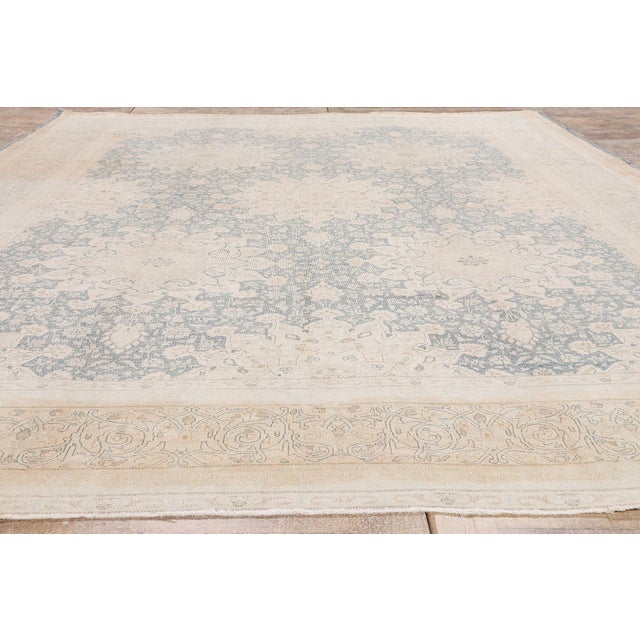 English Vintage Persian Kerman Rug, 09'07 X 13'03 For Sale - Image 3 of 11